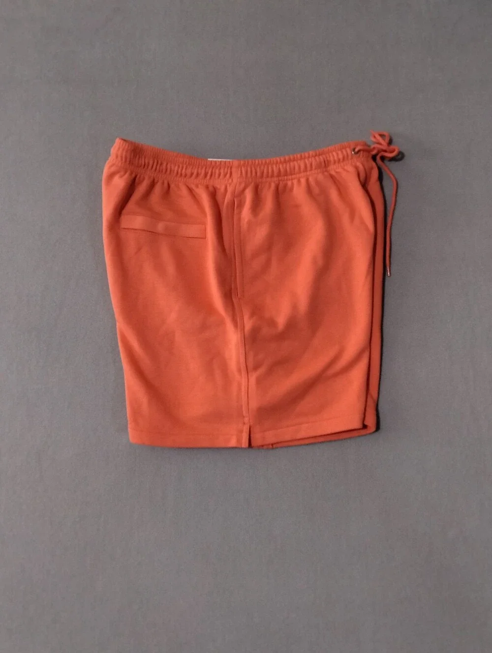 Nike Club French Terry Flow Cloth Shorts Orange Swoosh Logo Men's XLarge NWT